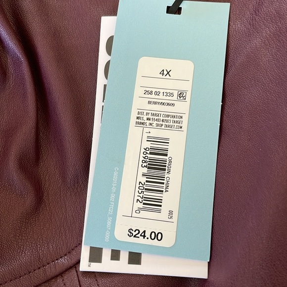 New! Women's Strappy Faux Leather Tiny Top - Future
Collective w/Reese Blutstein - Picture 10 of 12